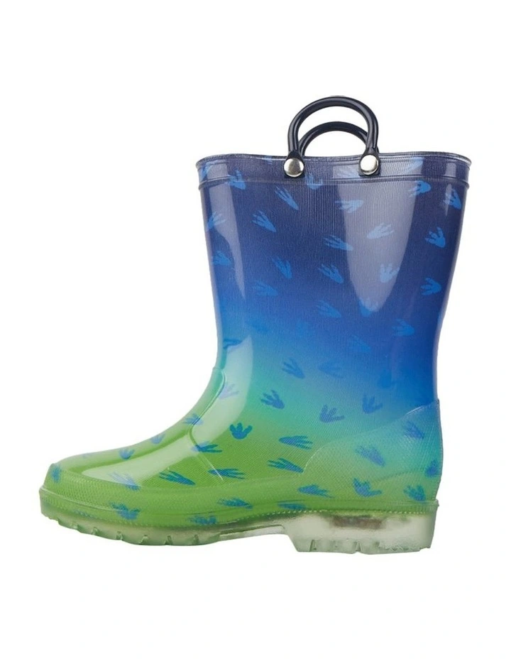 Charlie Dino Stomp Gumboots in Multi