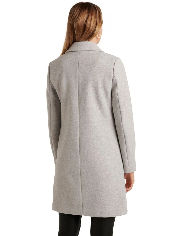 Becca Single Breasted Coatigan in Grey
