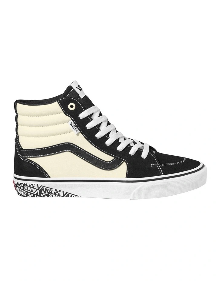 Filmore Hi Vans Sidewall Sneaker in Marshmallow/White