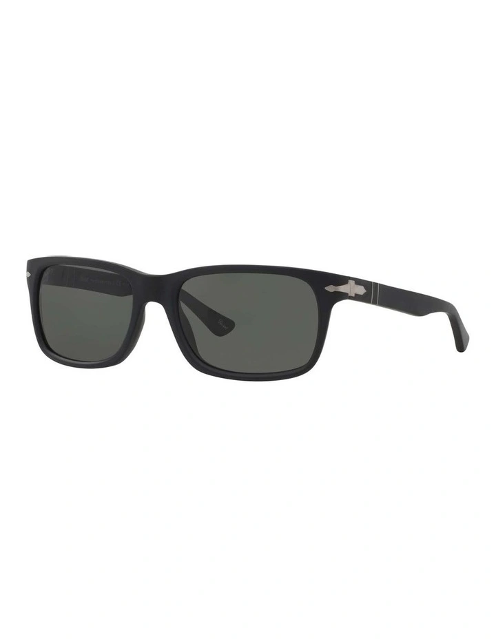 PO3048S Black Polarised Sunglasses