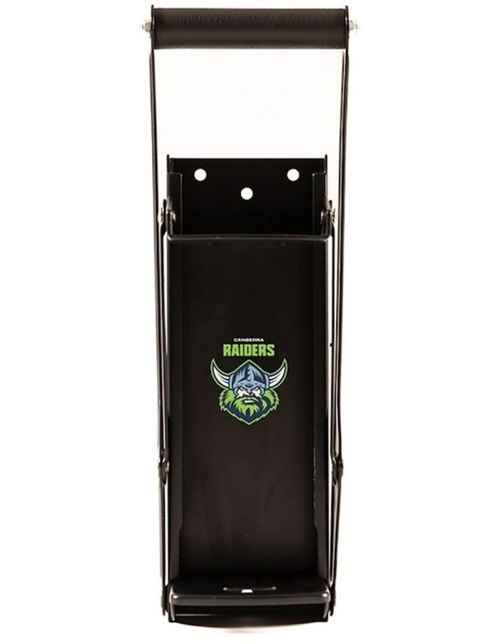 NRL Canberra Raiders Can Crusher with Bottle Opener in Black