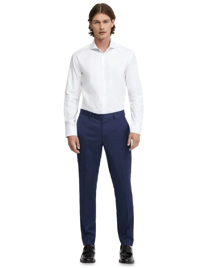 Kensington Regular Fit Dobby Shirt in White