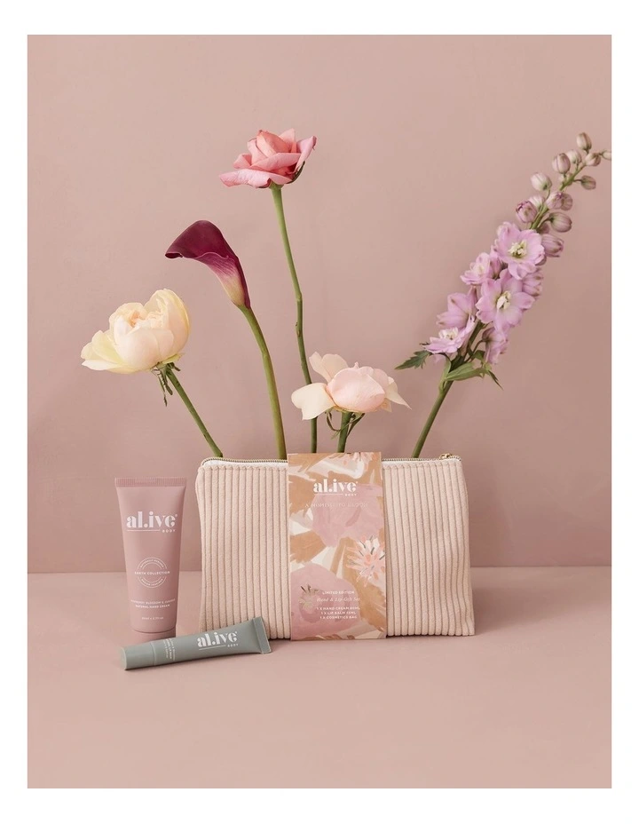 A Moment To Bloom Hand And Lip Gift Set