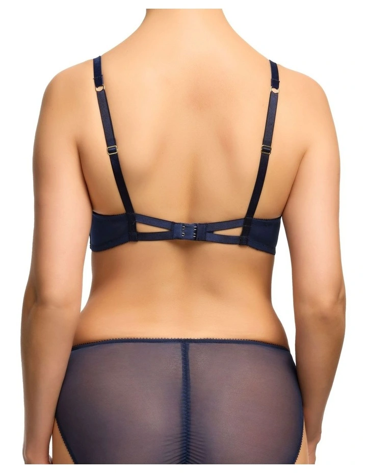 Yvonne Underwire Balconette Bra in After Dark