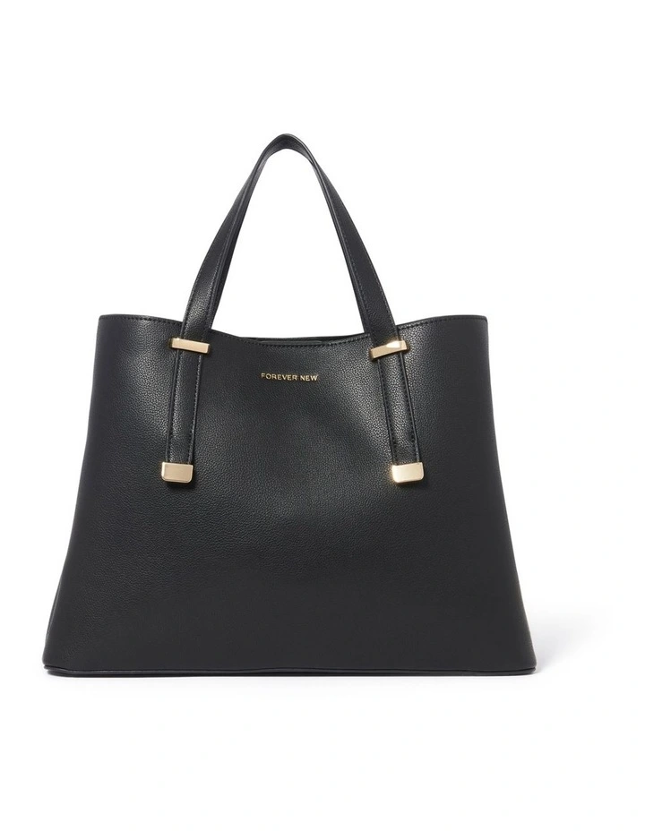 Casey Soft Tote Bag in Black