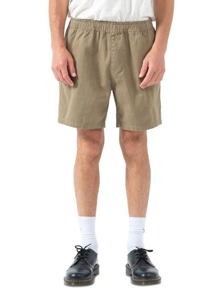 Minimal Work Volley Shorts in Aloe
