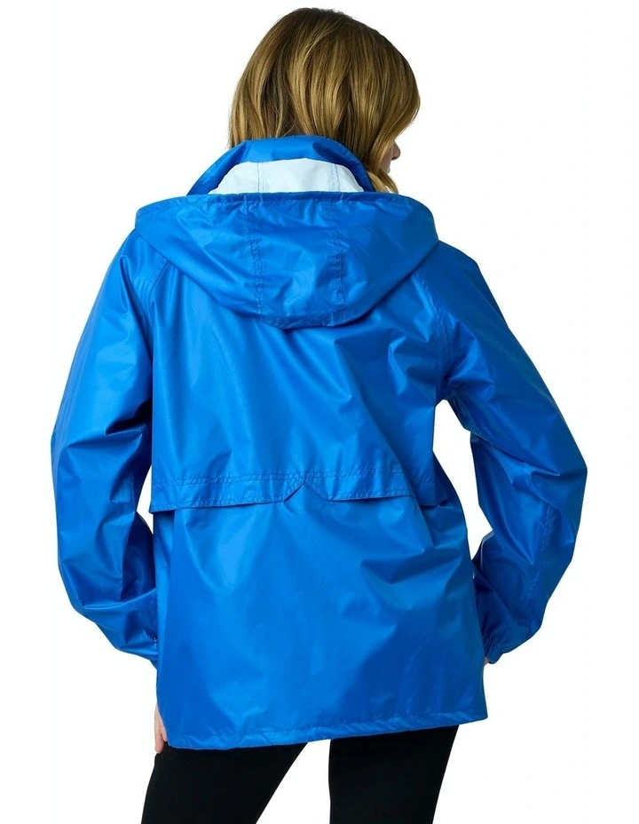 Stowaway Waterproof Rain Jacket in Royal Blue