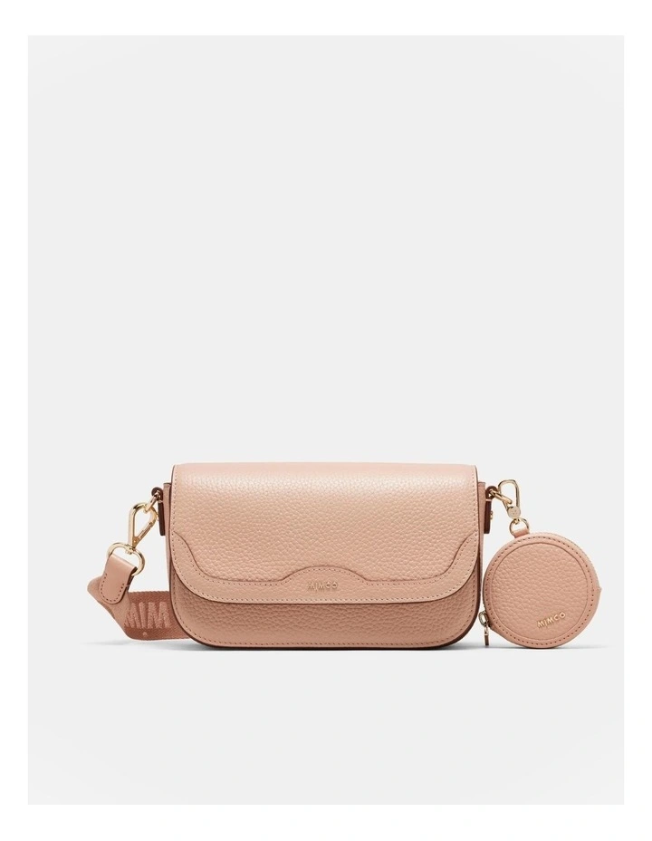 Jett Concertina Crossbody Bag in Almond