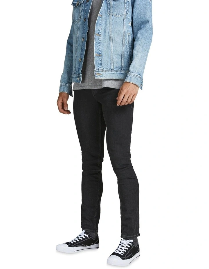 Liam Original Skinny Jeans in Black Denim