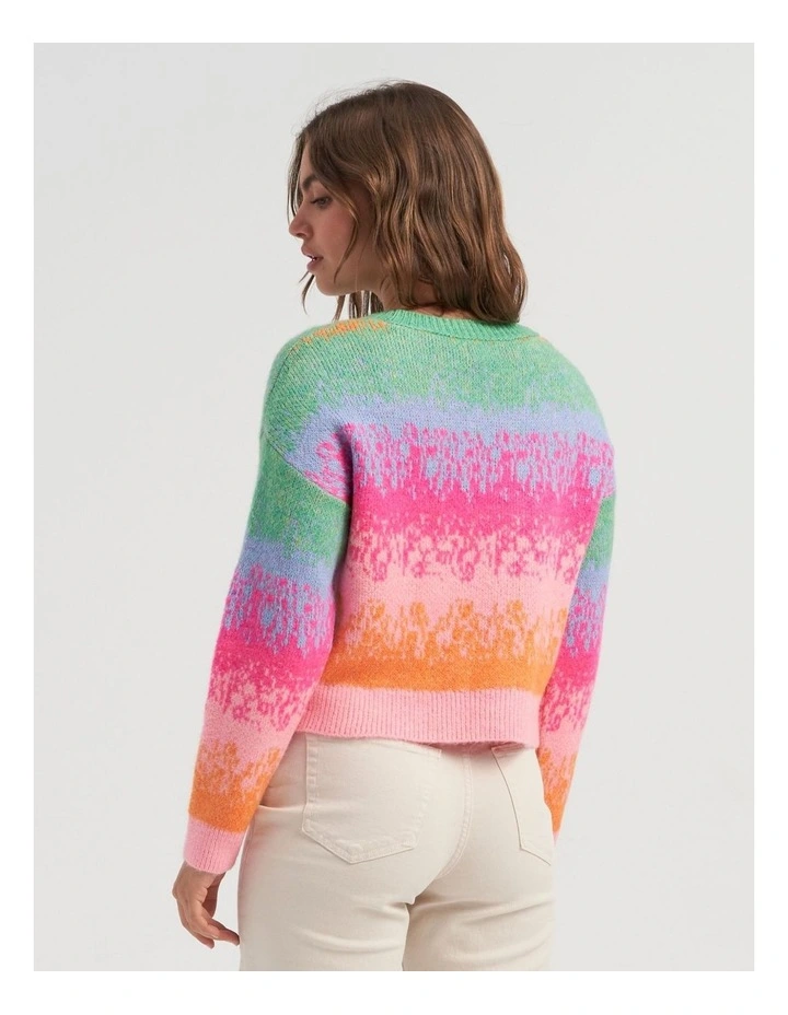 Gita Knit Cardigan in Fuschia