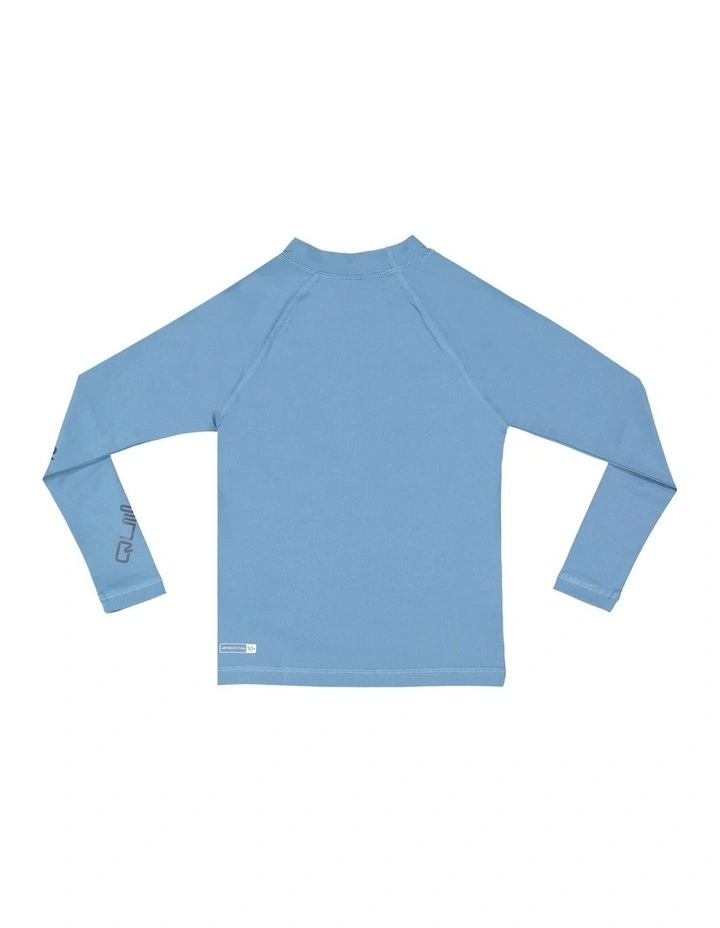 All Time Long Sleeve UPF 50 Rash Vest in Aegean Blue