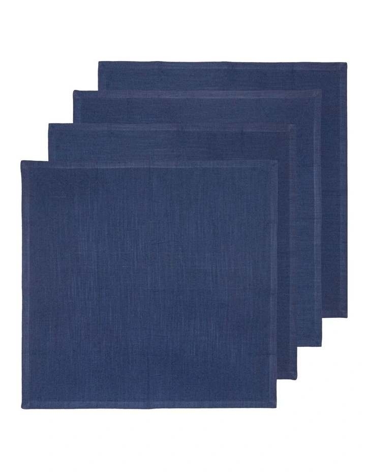 Lina 4 Pack Napkin in Navy