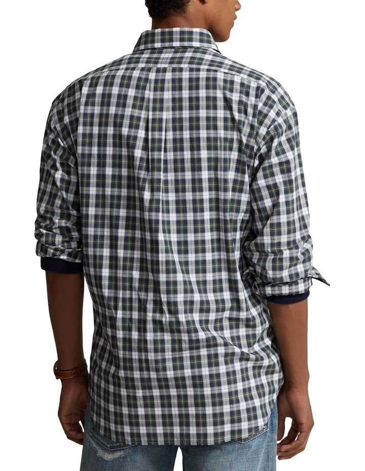 Big Fit Plaid Oxford Shirt in Assorted