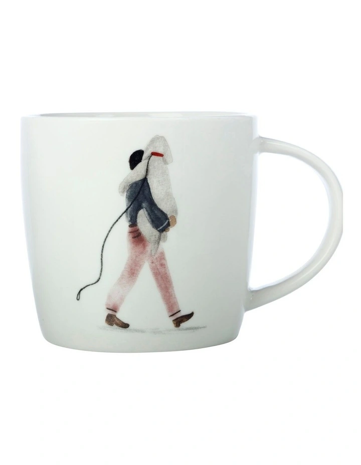 Marc Martin BFF Mug 400ML Walking The Dog Gift Boxed