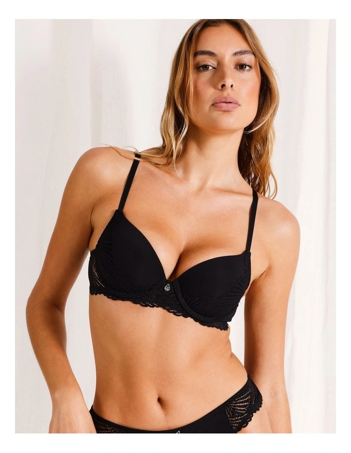 Harlow push up Bra in Black