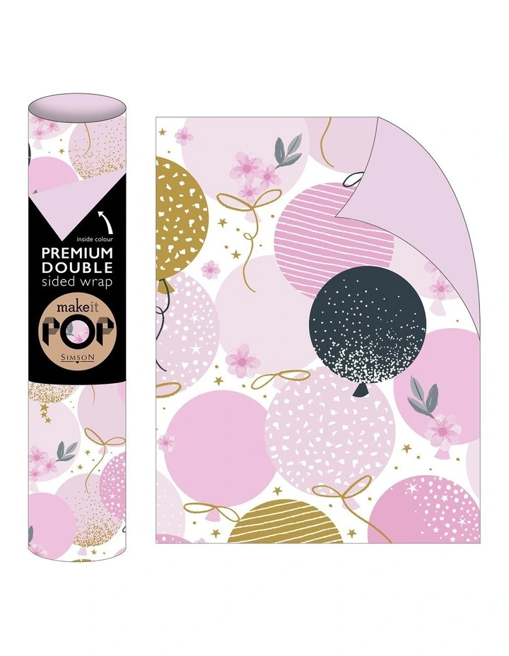 Madeline Balloons Roll Wrap in Multi