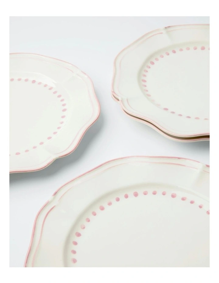 Capri Dinner Plate in Pink