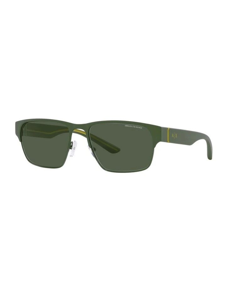 AX2046S Green Polarised Sunglasses
