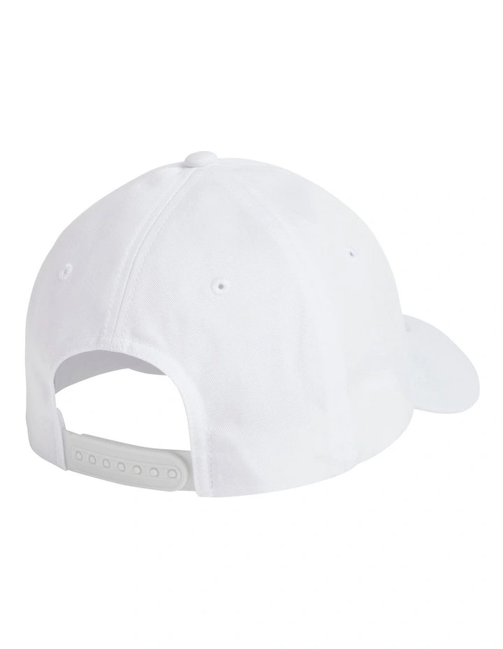 Monogram Cap in Bright White