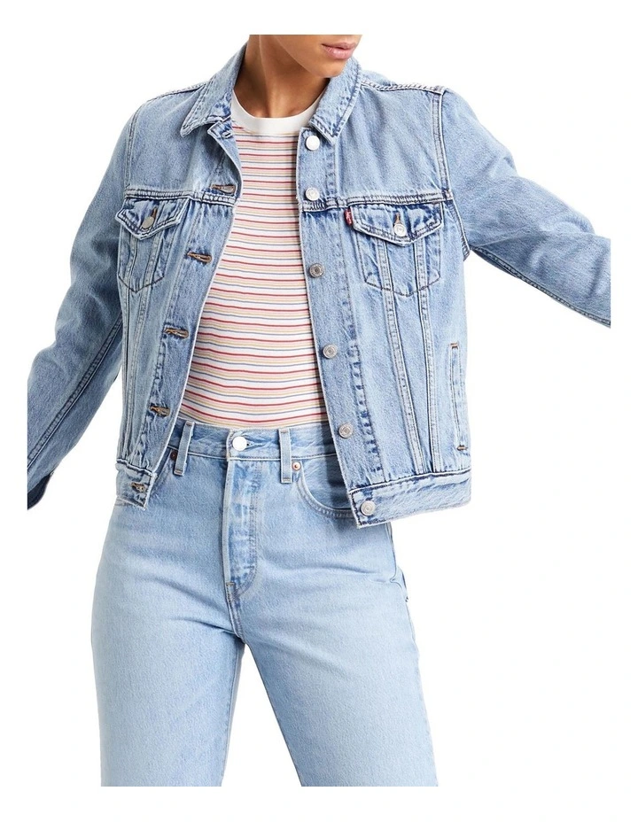 Original Trucker Denim Jacket in Light Blue