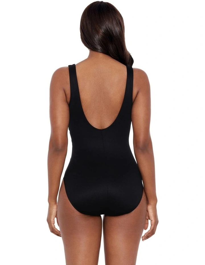Underwired Shaping Swimsuit in Blue Multi