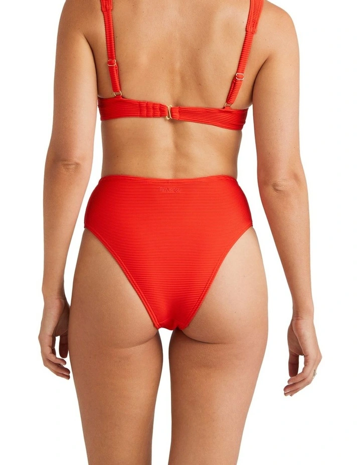 Tanlines Hi Maui Bikini Bottoms in Red