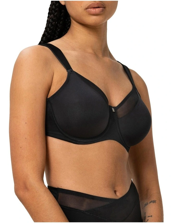 True Shape Sensation Minimiser Bra in Black