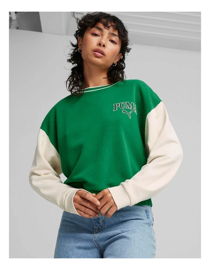 Squad Crew Sweatshirt in Green