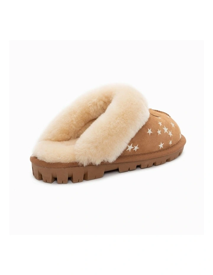 Coquette Slipper in Chestnut