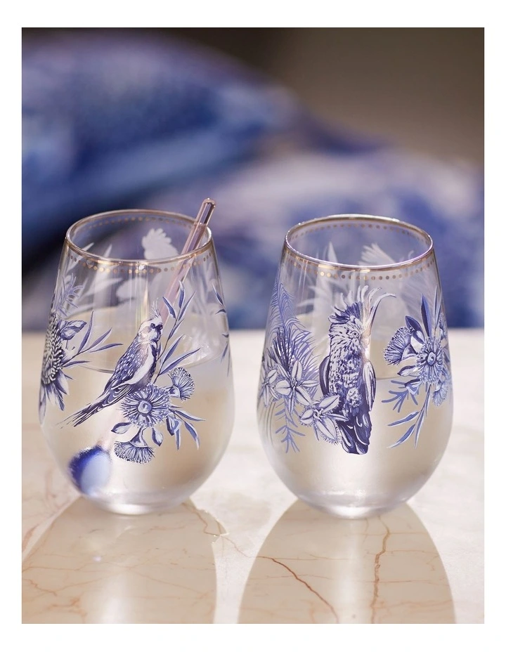 Dynasty Of Nature Glass Tumbler in Multi