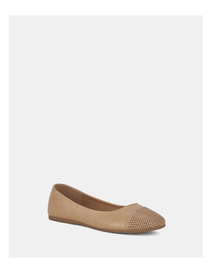 Corey Ballet Flats in Camel