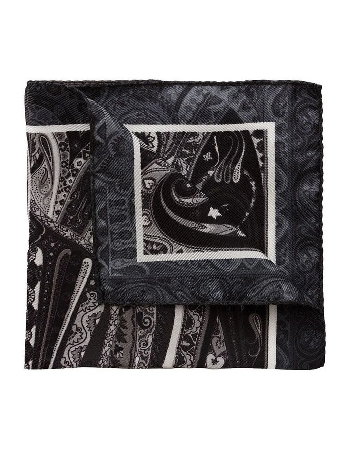 Invertito Silk Pochette in Black