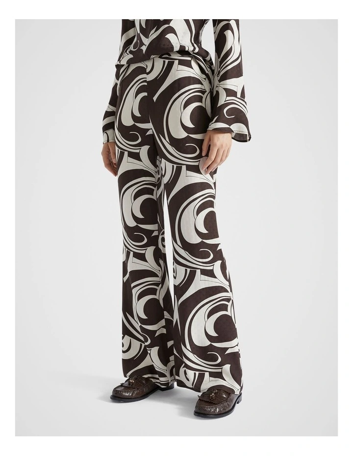 Jacquard Swirl Pant in Retro Swirl