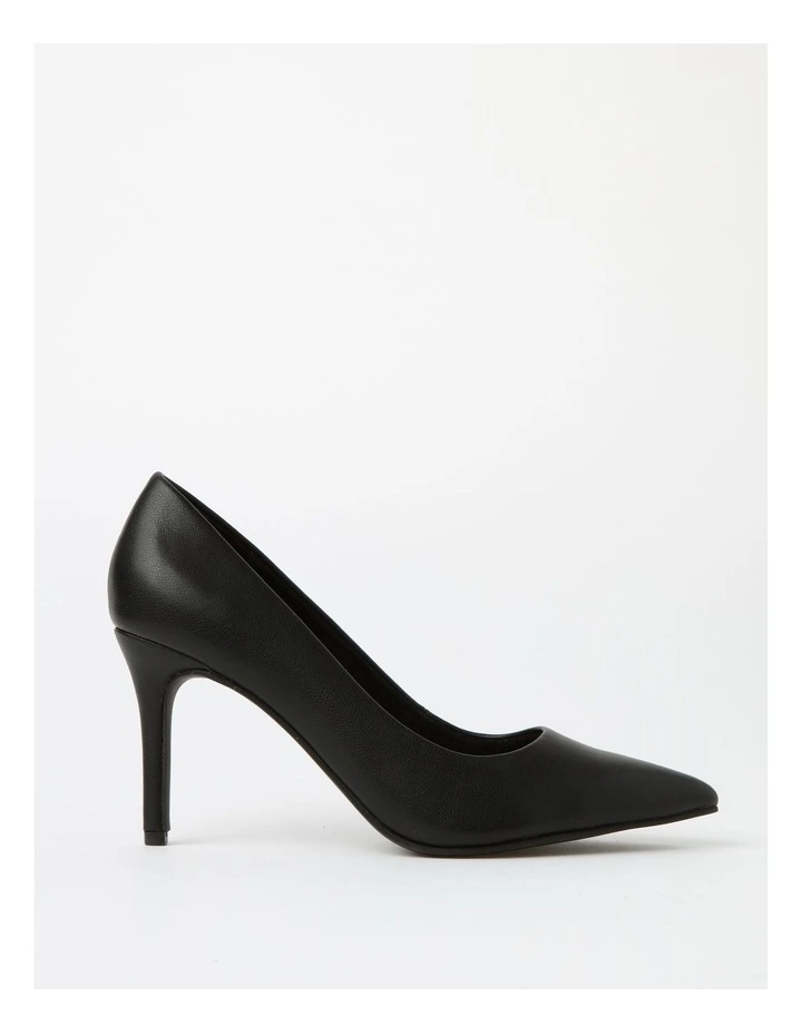 Teresa Heeled Shoes in Black Smooth