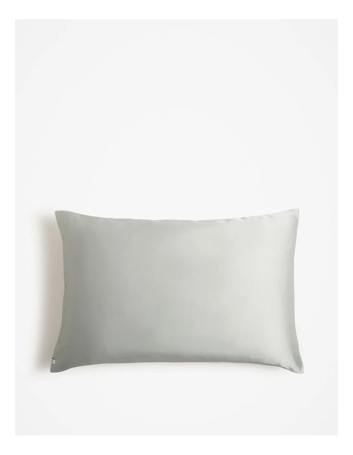 Silk Pillowcase in Pale Grey