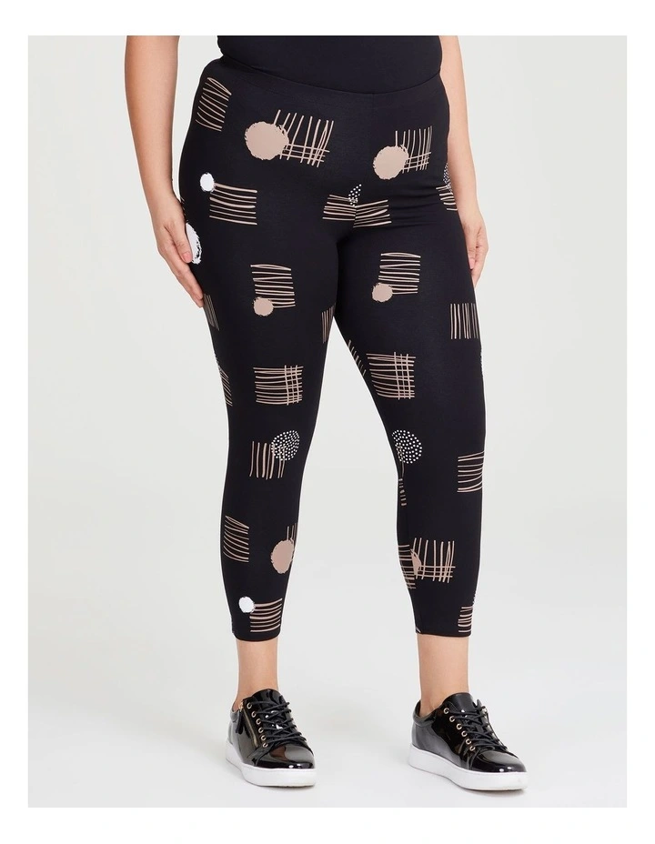 Natural Neutral Shift Legging in Print