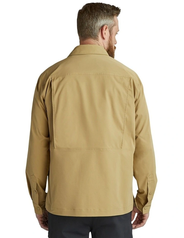 Solid Tech Shirt in Tan