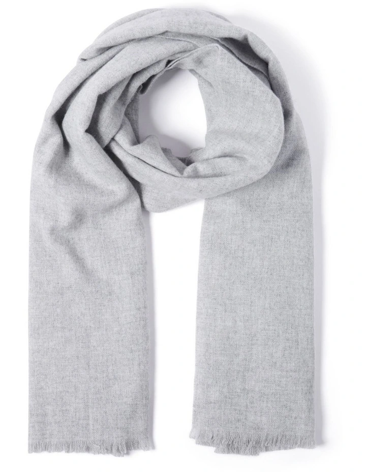 Aurora Premium Wool Scarf in Grey