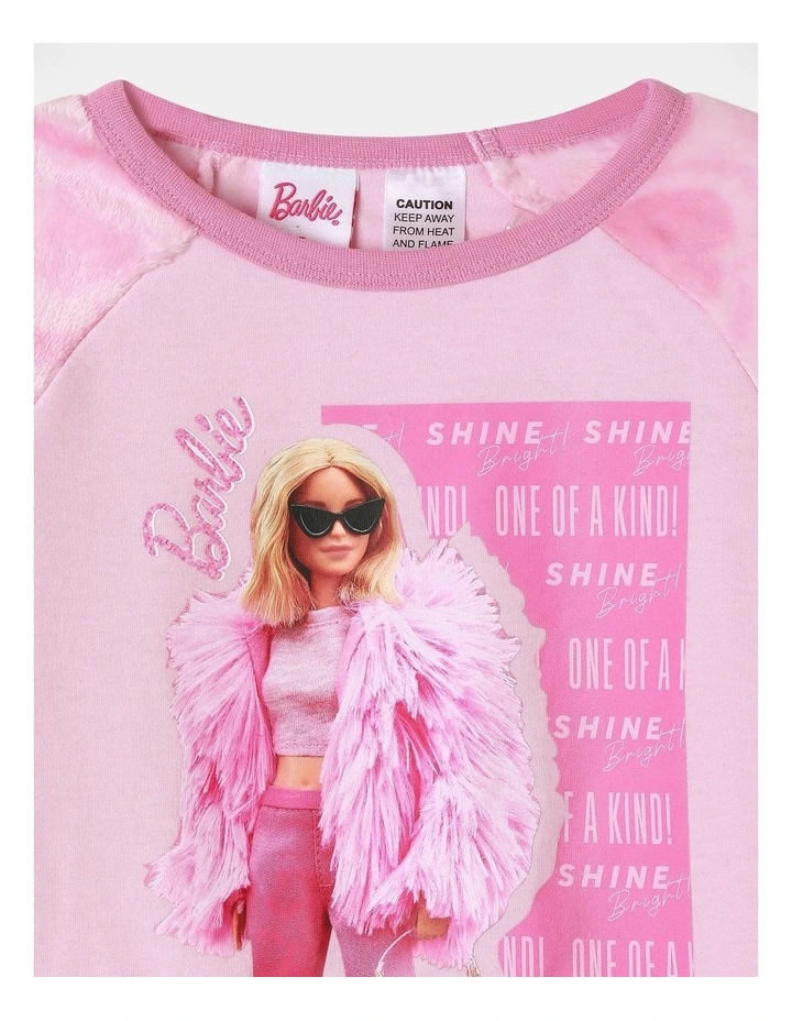 Barbie Pyjama Set in Pale Pink