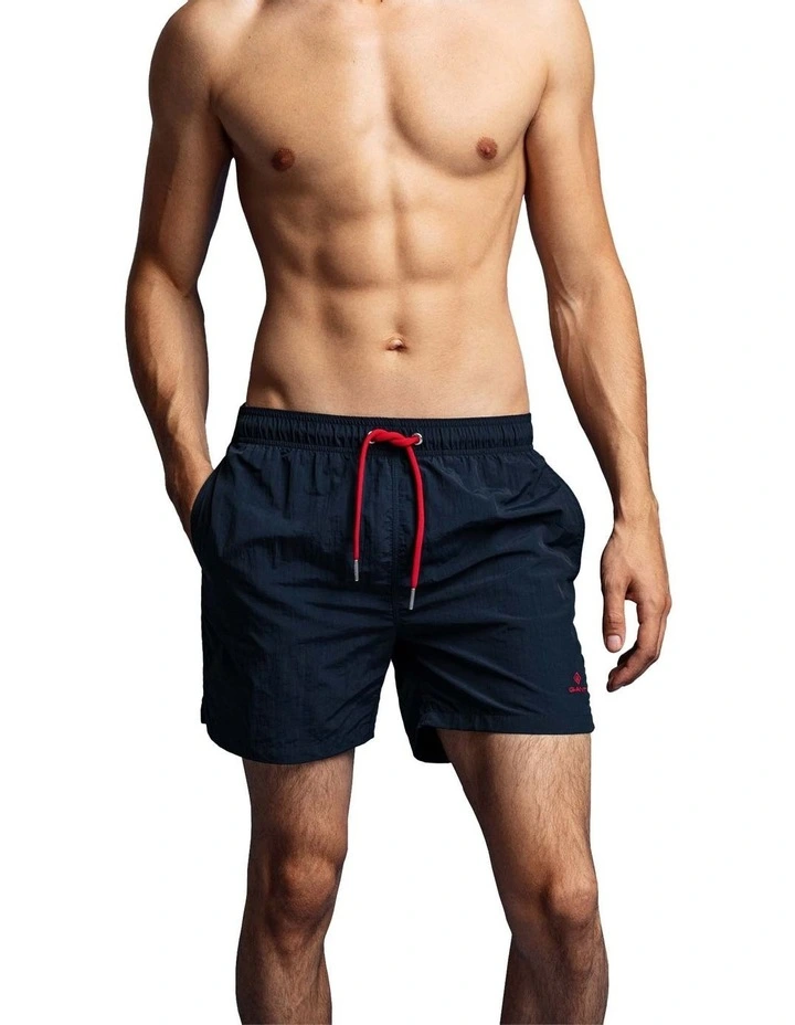 Basic Swim Short in Marine Blue