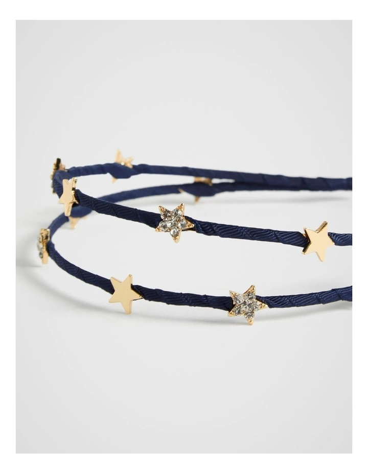 Double Star Headband in Multi