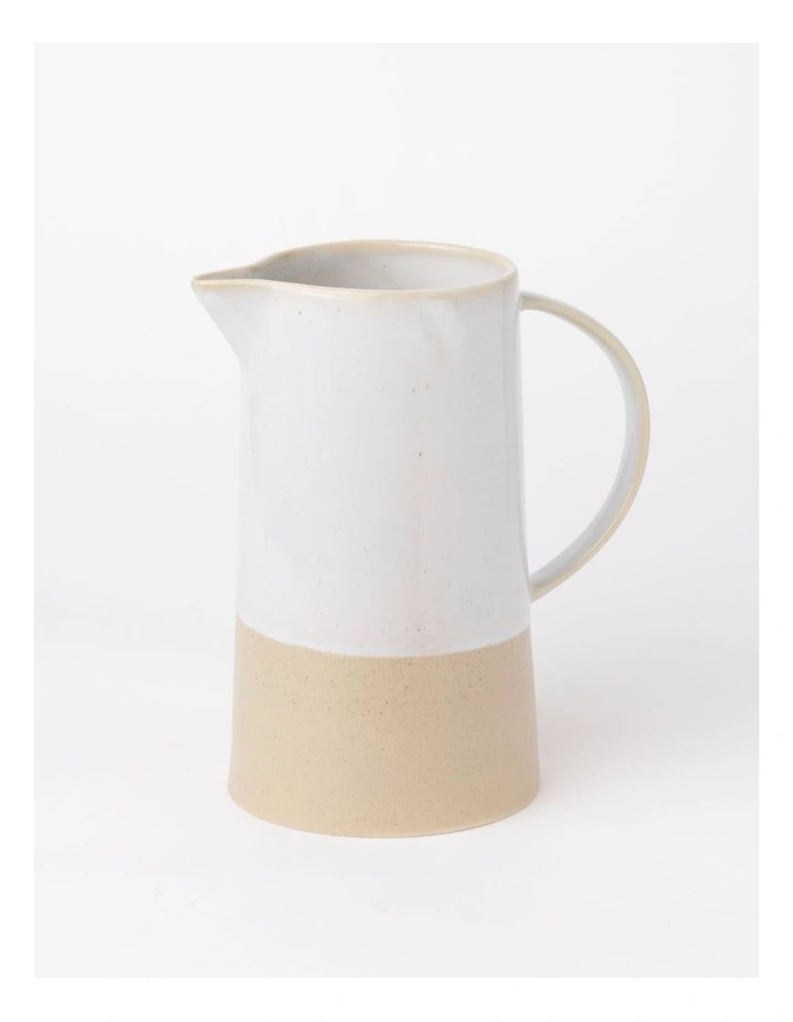 Esperance Wiped Edge Natural Large Jug in Sand