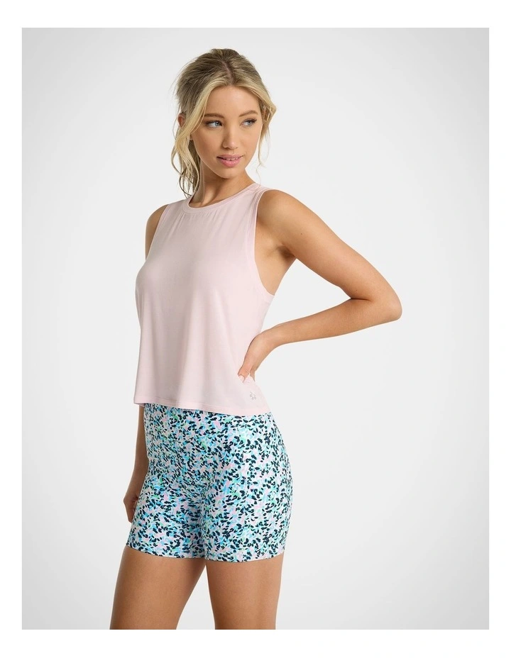 Gathered Back Tank in Floss