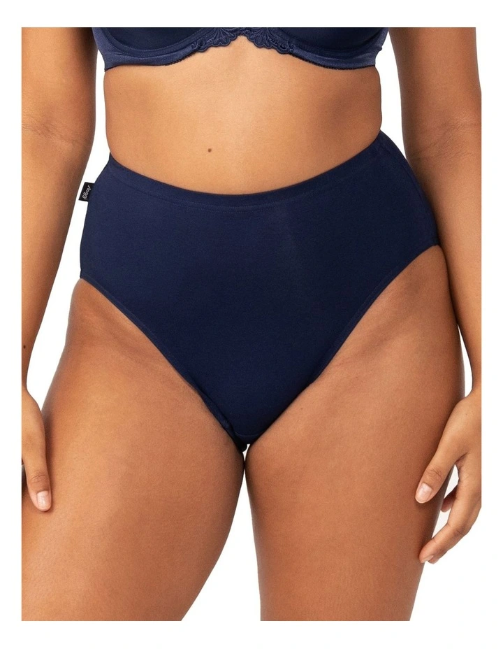 Hikini Brief 2 Pack in Navy/Beige