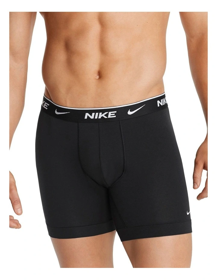 Everyday Stretch Boxer Brief 3 Pack in Black