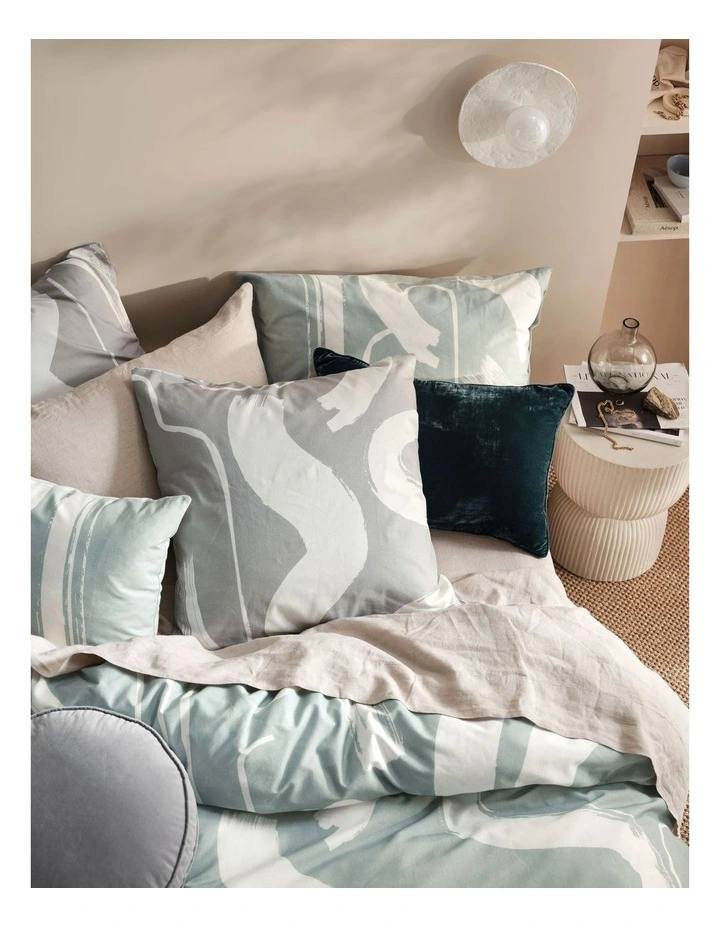 Arden European Pillowcase Green