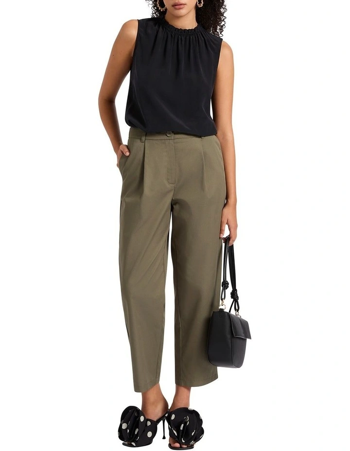 Celebration Silk Tank Top in Black