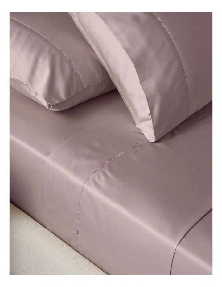 Diana 400TC Egyptian Cotton Sateen Sheet Set in Blush