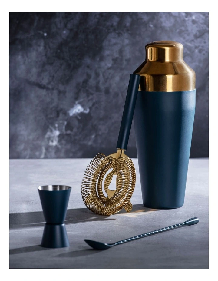 Tiffany Cocktail Set 4 Piece in Teal