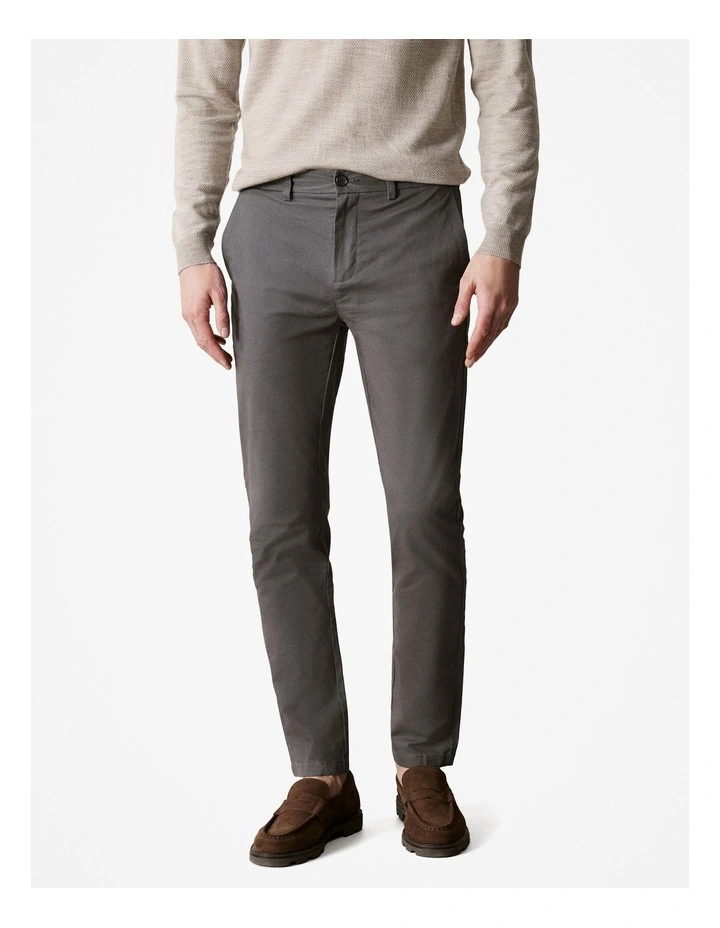 Slim Fit Chino Pant in Charcoal